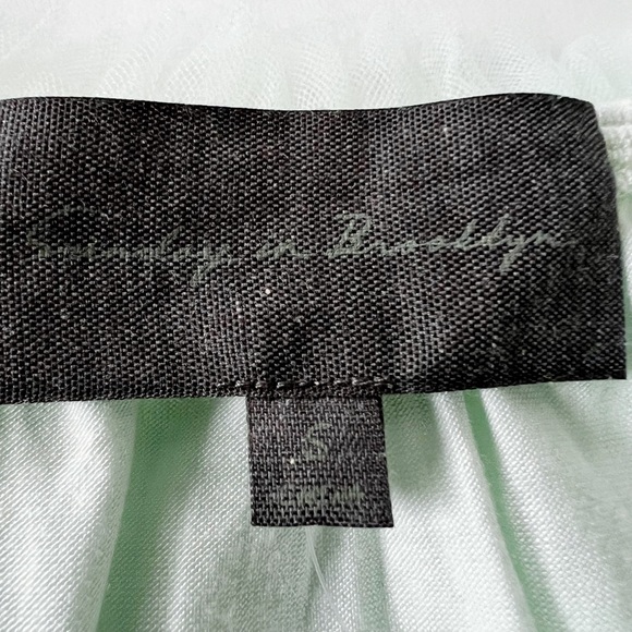 NWT Anthropologie Sunday in Brooklyn Tulle Tank in Light Mint Green - Picture 9 of 11